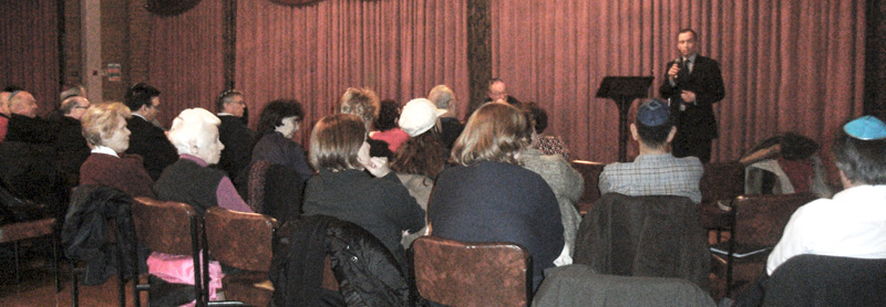 Meeting to discuss the project "Being Jewish in Scotland"