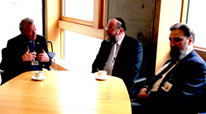 The Chief Rabbi with the Moderator of the Church of Scotland