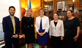 Jewish community leaders meeting with the First Minister